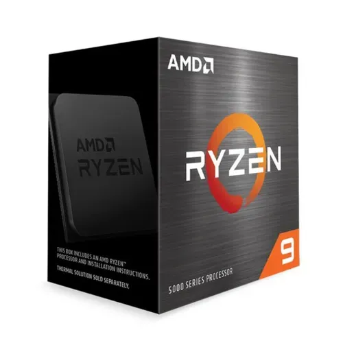 Processador Amd Ryzen 9 5900x 3.7ghz (4.8ghz Max Turbo) 64mb Cache Am4 Sem Vdeo Sem Cooler - 100-000000061